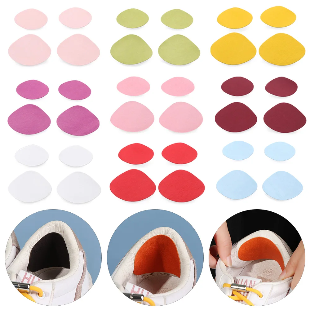 4Pcs/Set Heel Repair Subsidy Heel Protector Anti-wear Pads Shoes Hole Sticker Sneaker Lined Patch Cobbler Foot Care Protector heel protector shoe repair patches heel protector pads shoe repair patch shoe repair stickers heel protector patches shoe stickers shoe heel repair tips