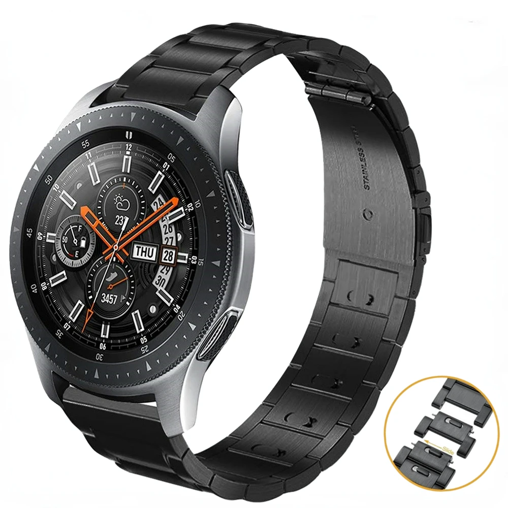 

22mm Metal Strap For Samsung Galaxy Watch 3 46mm/Huawei Watch GT2 46mm Quick Release Bracelet Wristband Beltfor Amazfit GTR 47mm