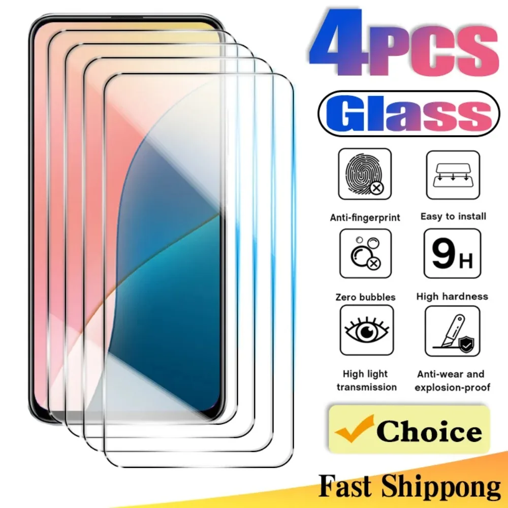 

4Pcs Tempered Glass for Xiaomi Redmi K20 K30 K40 K50 K60 K70 Pro Screen Protector For Redmi 8 9 9A 9T 10 4G 10X 5G 12 13C Film