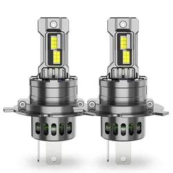 High Power H4 LED Headlight Bulb 800000LM Super Bright CANBUS Auto Headlamp - Mini Wireless Plug & Play Design - 9005/HB3 (6000K LED Lights)