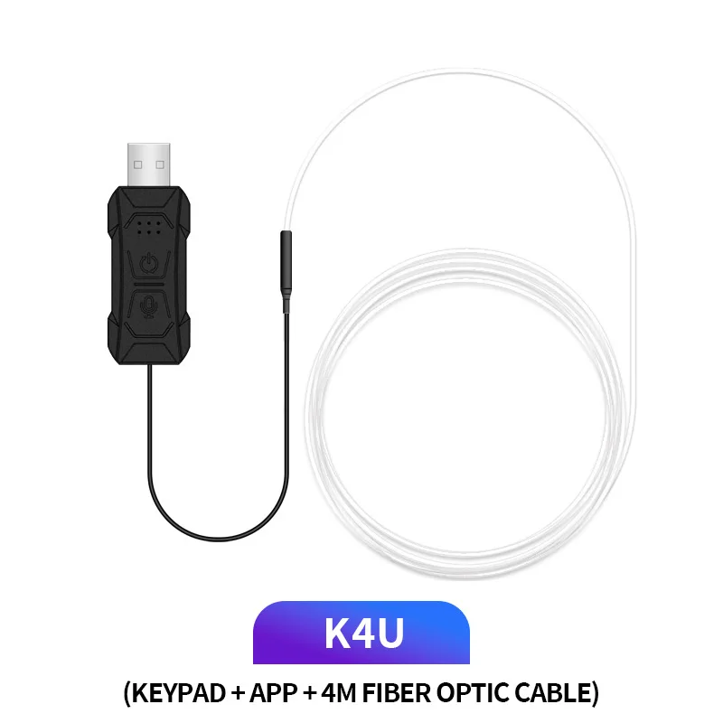 ตัวเลือกสินค้า ไฟ LED รถยนต์ RGB ไฟเบอร์ออปติก ควบคุมผ่านแอป