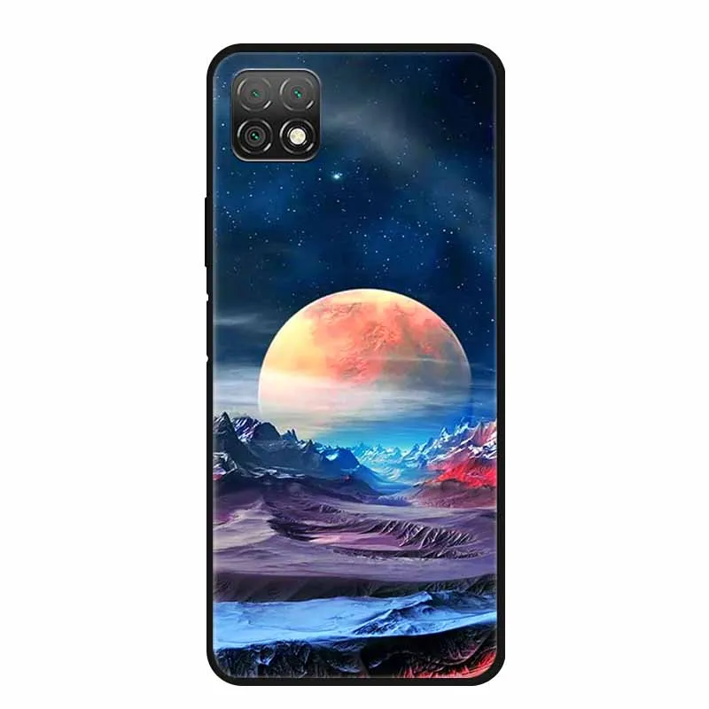 Marble Soft TPU Silicone Phone Case with Fashionable Cartoon Design