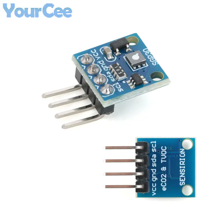 10pcs/1pc SGP30 SGP40 SGP41 Gas Air Quality Sensor Module TVOC ECO2 Carbon Dioxide Measurement Formaldehyde Air Detector image 10