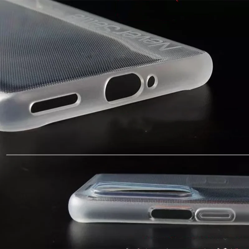 OnePlus 9 LE2110 IN/CN 버전용 오리지널 케이스 울트라 슬림 보호 투명 소프트 뒷면 커버