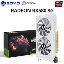 SOYO AMD Radeon RX580 8G Graphics Card GDDR5 Memory White Gaming Card 256Bit HDMI-compatible DP for Desktop Computer Accessories - Trending Best High-Ticket Dropshipping Products Product September 2026