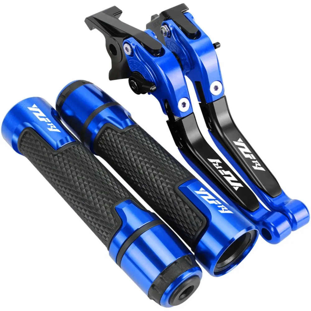 

YZF-R1 Motorcycle Folding Extendable Adjustable Clutch Brake Levers Handbar End Grips FOR YAMAHA YZFR1 YZF R1 R1M R1S 2015-2023