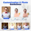 Custom Photo Cushion Humanoid Personalized Filling photo Cushion DIY Pillow for Putting Picture of Parent and Couple Christmas 3