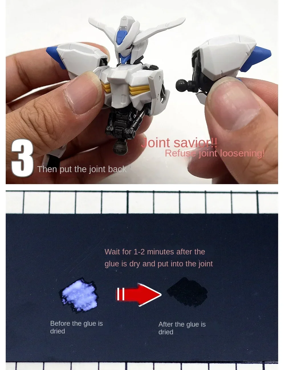 Joint Glue Pen MS057 Gaoda Assembly Handmade Model Making Tool Joint Loosening Reinforcement