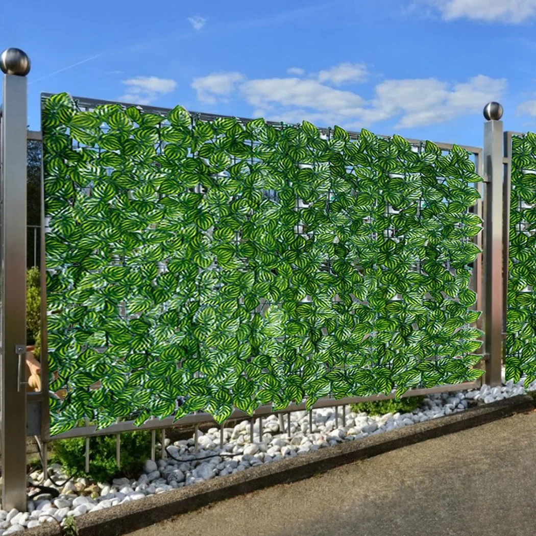 Artificial Leaf Privacy Fence Roll Wall Landscaping Fence Privacy Screen Garden Balcony Indoor Outdoor Decor artificial plants artificial fence panels