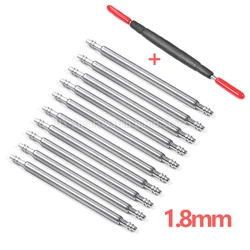 Versatile Metal Watch Band Spring Bar Pins - Multiple Size Options - 24mm (10pcs - 1.8mm)