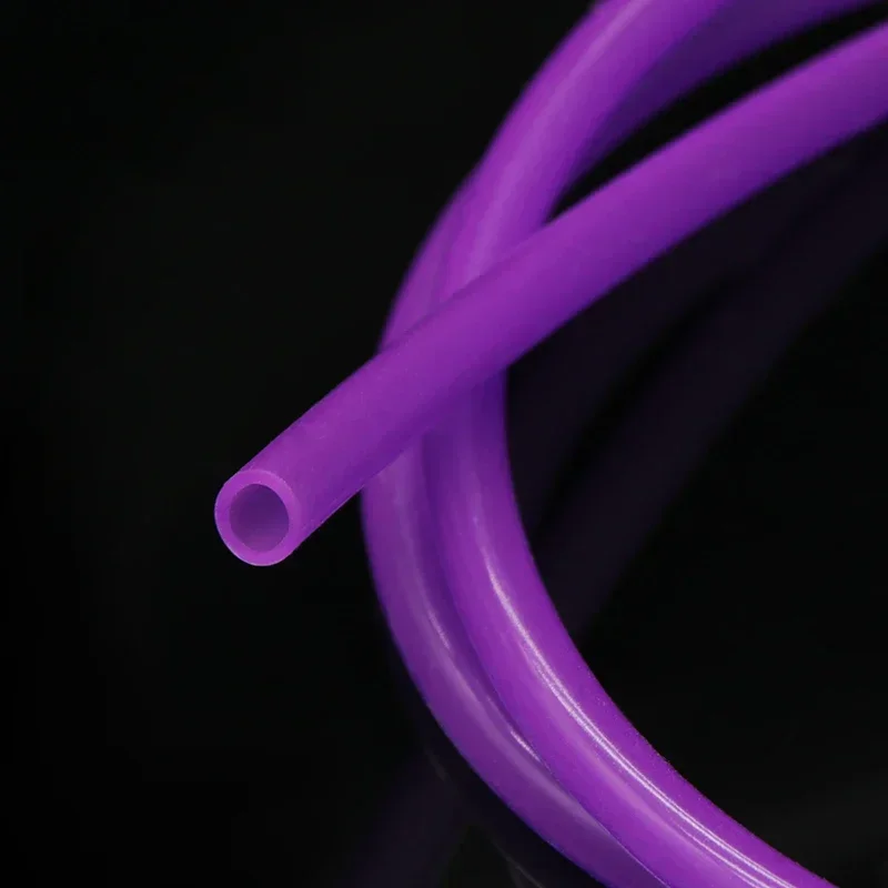 1/5/10M Purple Food Grade Silicone Rubber Hose IDxOD 2x4mm 3x5mm 4x6mm 4x7mm 5x7mm 6x8mm Flexible Nontoxic Silicone Tube silicone tube