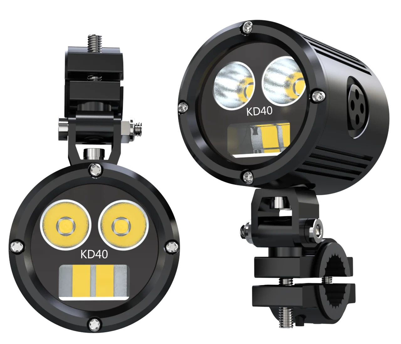 Бесперебойные мотоциклетные прожекторы, светодиодные фары дальнего света, яркие 90 Вт мотоциклетные внедорожники