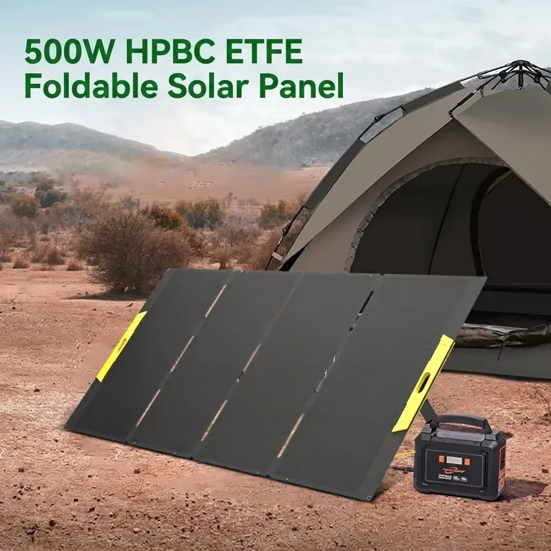 500W 고품질 고효율 변환 HPBC 야외 휴대용 ETFE 라미네이션 접이식 태..