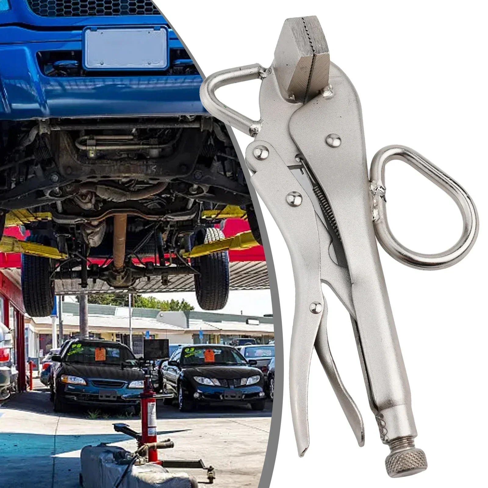 Carbon Steel Ultra Wide Steel Vise Flat Lock Plate Metal Clamp Duckbill Clamp Long Lasting Plier Shaping Easy Maneuverability
