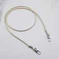 Beige silver buckle