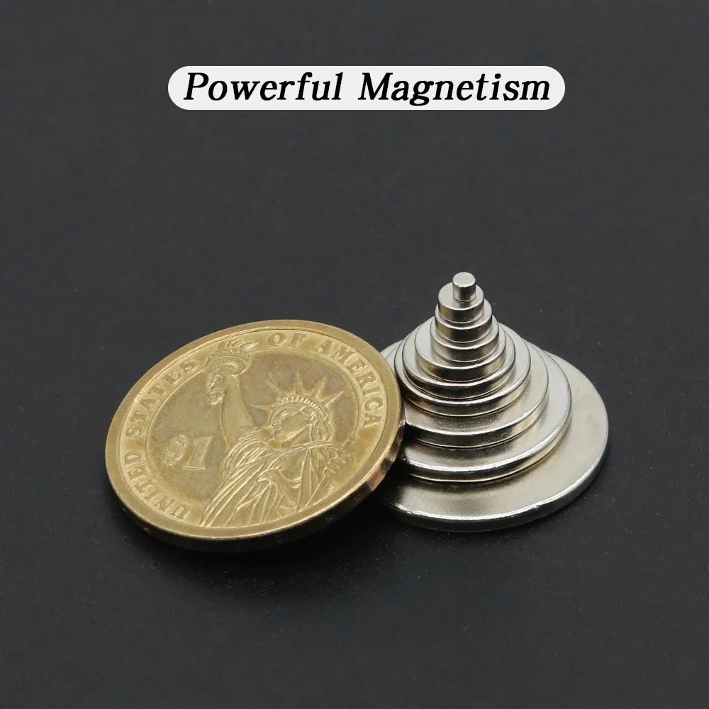 Super Strong Neodymium Round Magnets - Powerful Permanent Magnet