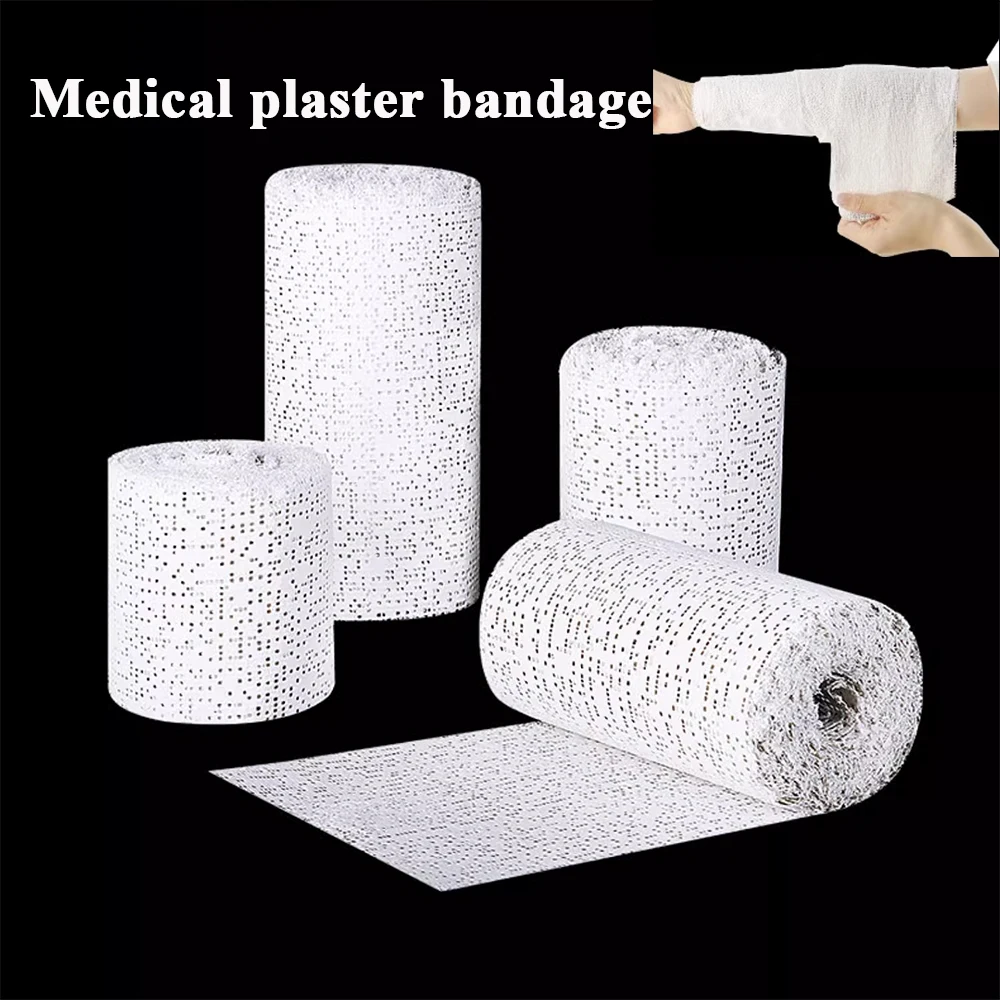 Veterinary Surgical Instruments Pet Bone Splint Wound Fixation Bandage Gypsum Gauze Fracture Care 7cm -15cm 1 Roll
