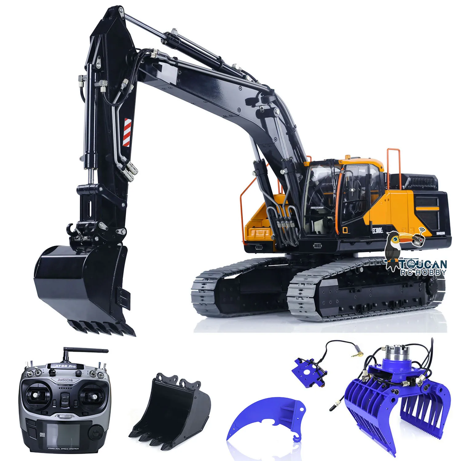 EbRemoteControlEarthDiggerMtalHydrauliqueRCPeintAssembl