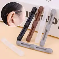 Manchon antidérapant en Silicone pour lunettes, cadre pour les yeux, jambe de traînée, support de crochet d'oreille fixe, artefact Anti-chute, accessoires pour lunettes, 10/20 pièces 3