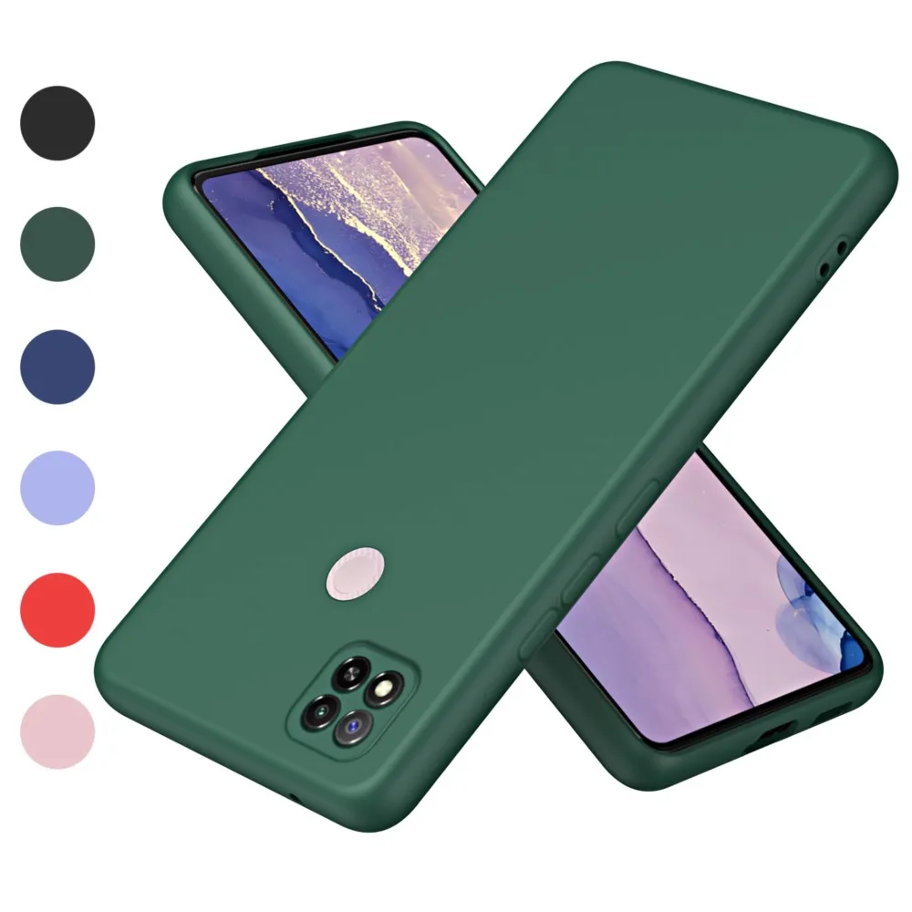Luxury Soft Liquid Silicone Phone Case with Camera Protection – Elegant Cover