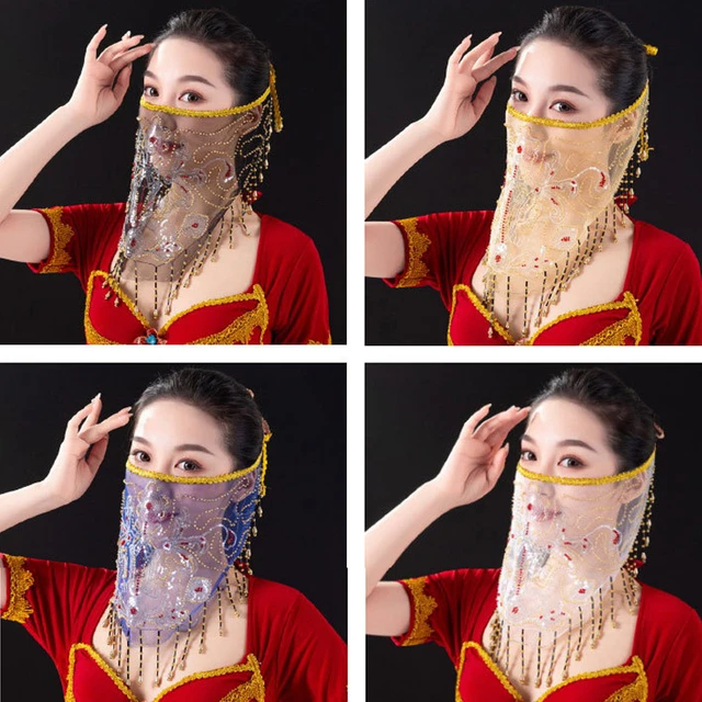Velo para el Rostro Danza Árabe 🧡/ Bellydance Face Veil 