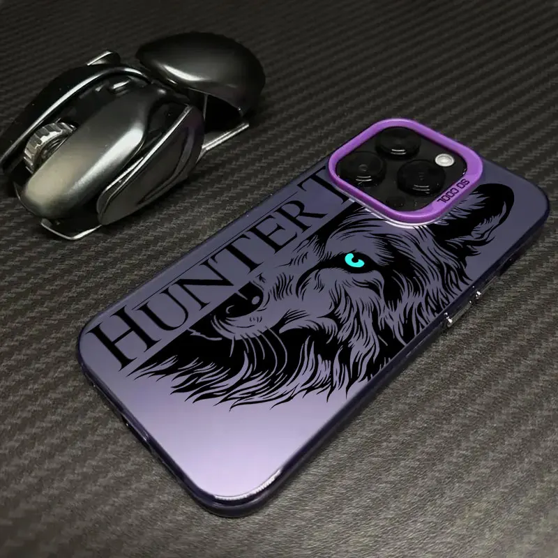 Majestic Wildlife Series Phone Case - Wolf, Eagle, and Tiger Design