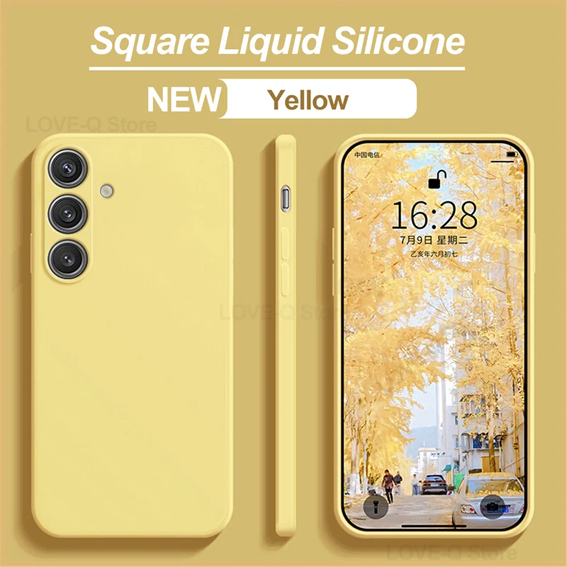 Liquid Silicone Soft Phone Case - Premium Protective Cover