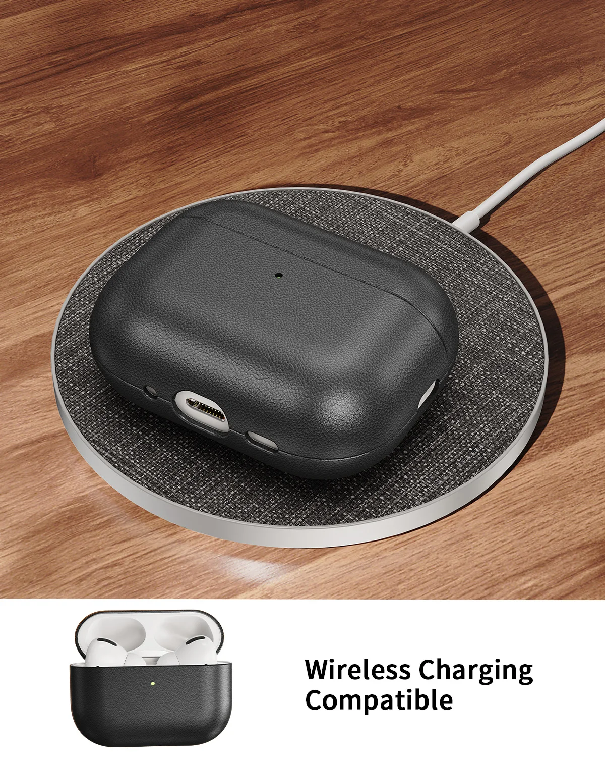 Eary Genuine Leather Protection Case for AirPods Pro 3 Durable  Earphone Case for AirPods 3 Pro Shockproof Protective Full Cover