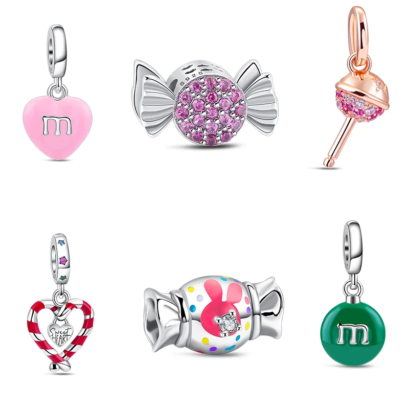

Бусины-подвески для браслетов Pandora, из серебра 925 пробы