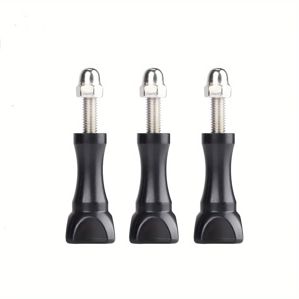 Vis à oreilles longues avec capuchon pour GoPro Hero 11, vissées sur une caméra pour fixation stable