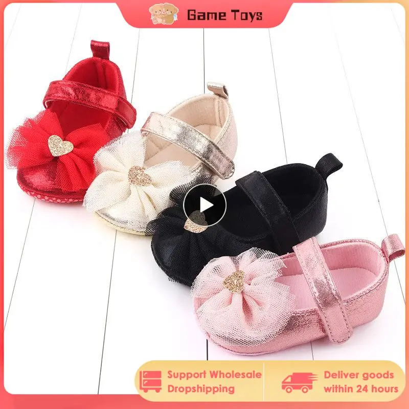 

Anti-slip Walking Shoes Toddler Shoes Dance Dance Shoes Breathable Pregnancy And Baby Soft Bottom Childrens Flat Shoes