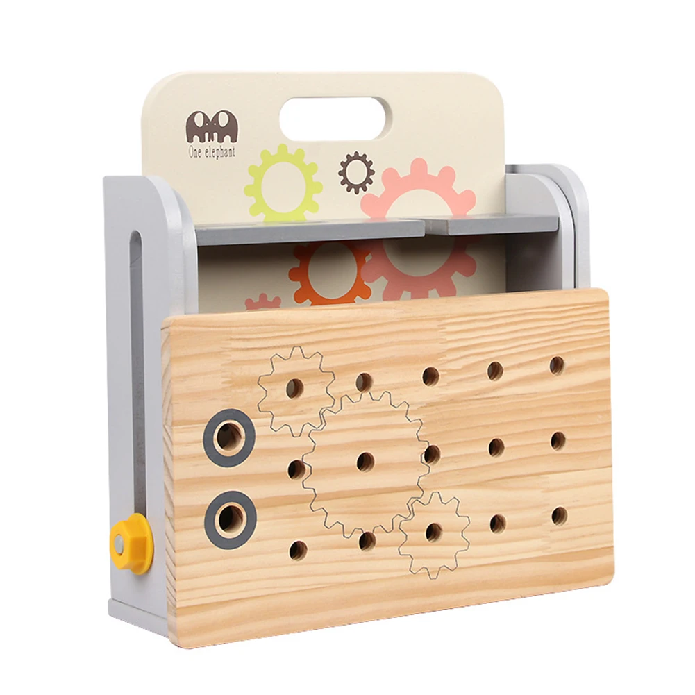 Wooden Tool Bench For Kids Wooden Tools Set STEM Pretend Play Construction Educational Toy Birthday Gifts For Boys Girls