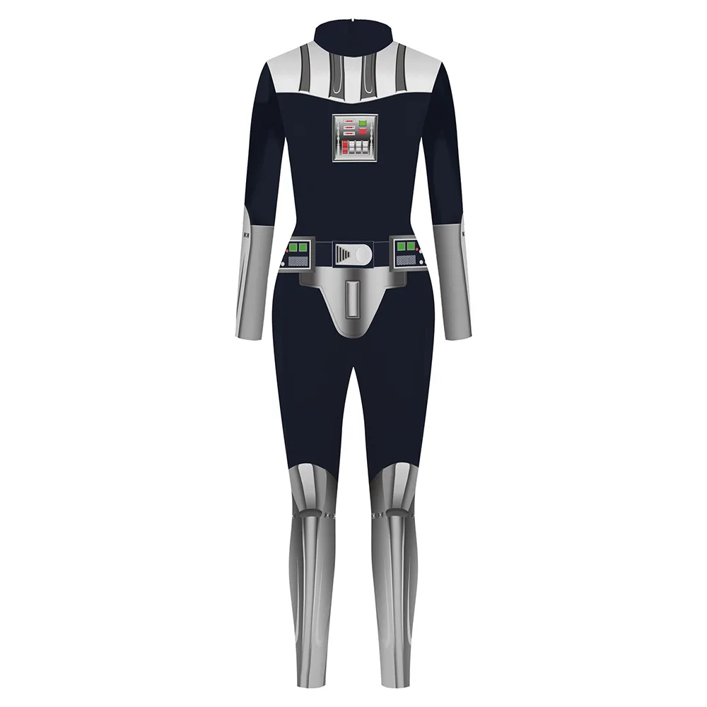 Darth Vader Cosplay Uniform Party Jumpsuits Sexy Bodysuit Wear Cosplay Costume Catsuit Zentai Suit