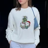Sanrio Hello Kitty Print Knitted Pullovers For Female Round Neck Kawaii Anime Harajuku Knitwear Clothes 2000s Top Women Pullover 5
