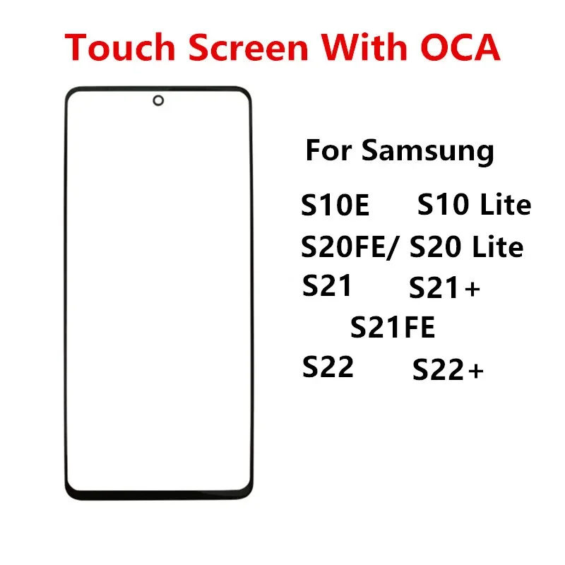 Schermo Esterno Per Samsung Galaxy S21 Fe S10E S22 Plus S20 S10 Lite Display Lcd Pannello Frontale Touch Riparazione Vetro Sostituire Parte Oca