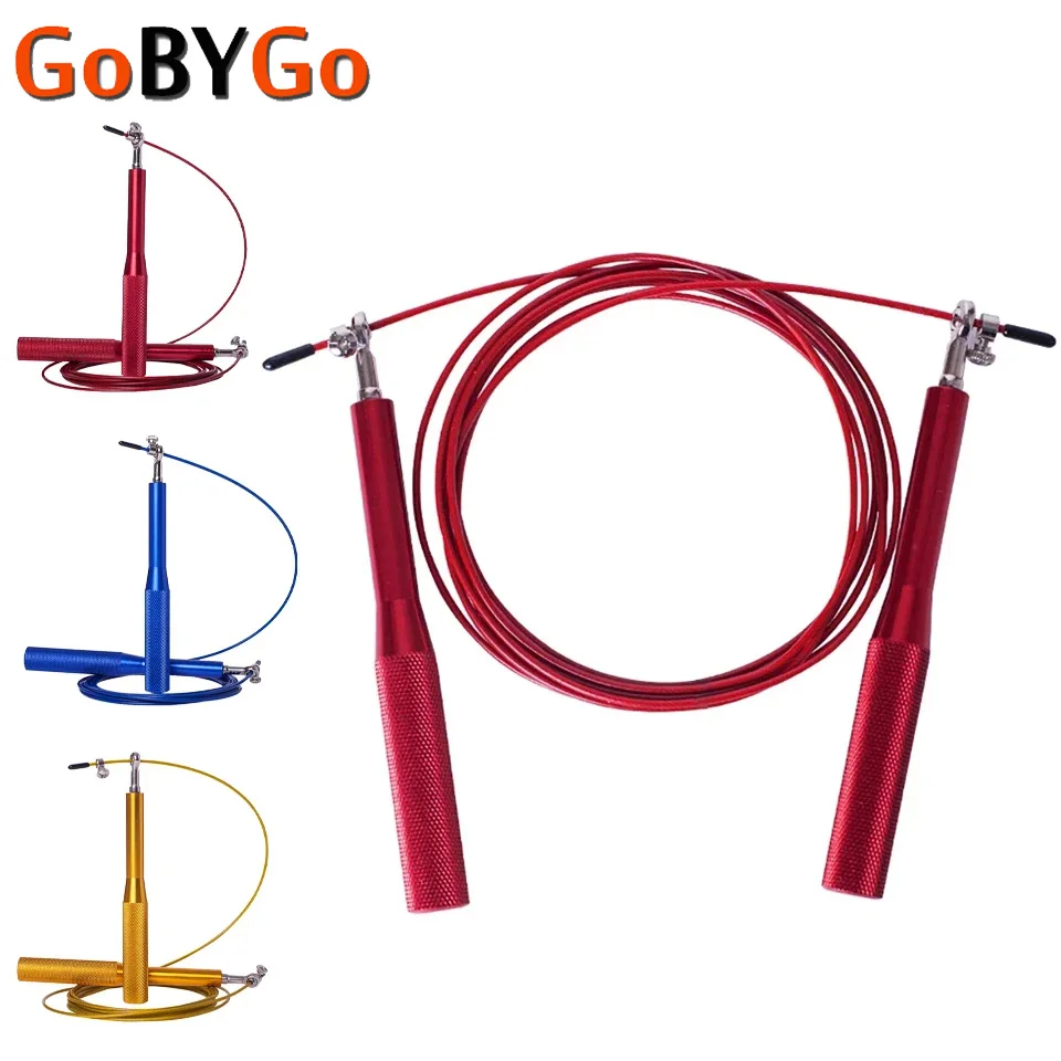 

Aluminum Alloy Handle Wire Rope Skipping Rope Fitness Exercise Home Fitness Equipment Body Building Training Workout