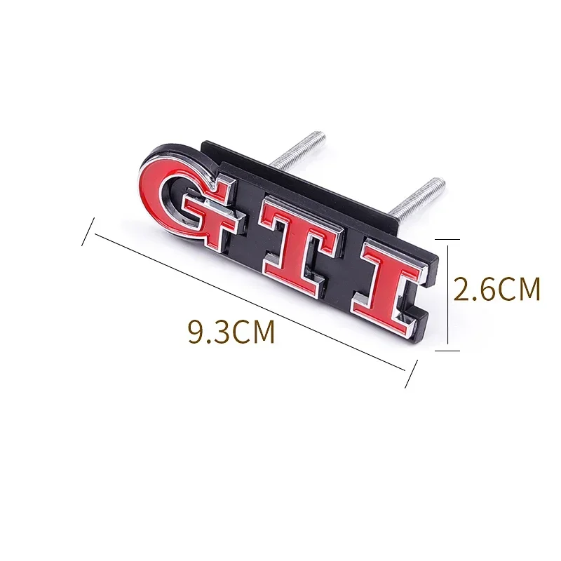 골프 3 4 MK3 MK4 2026 VW 폭스바겐용 1개 자동차 금속 배지 스티커 프론트 그릴 데칼 장식 (VW GTI 파사트 B6 골프용)