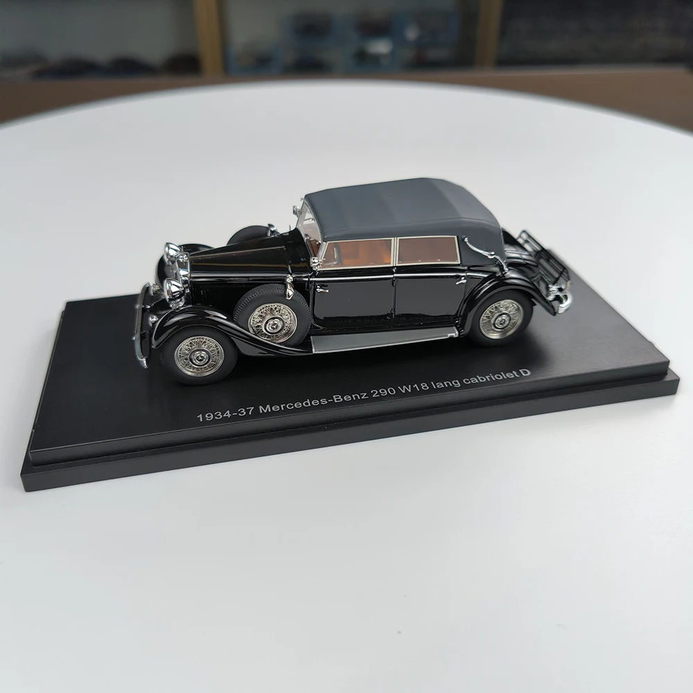 1/43 Resin Car Model Benz 290 W18 Nostalgia Vintage Car 1933