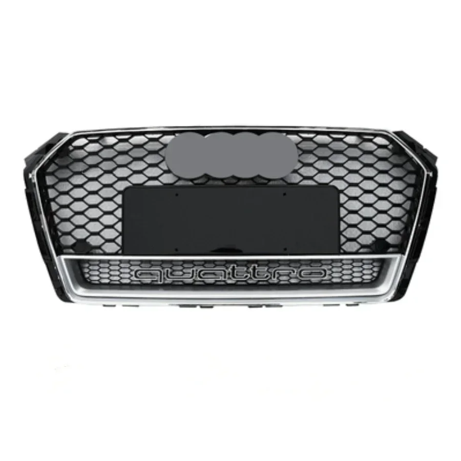Rejilla de parachoques delantero para Audi RS4 para A4/S4 B9 2017 2018 2019 (reequipamiento para estilo RS4) Accesorios para coche herramientas