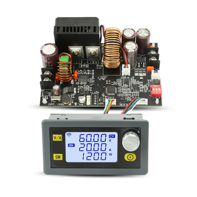 【BAAZ Fast 】CNC 조정 가능한 DC 조정 전원 공급 장치 정전압 정전류 유지 보수 20A/1200W 스텝다운 모듈