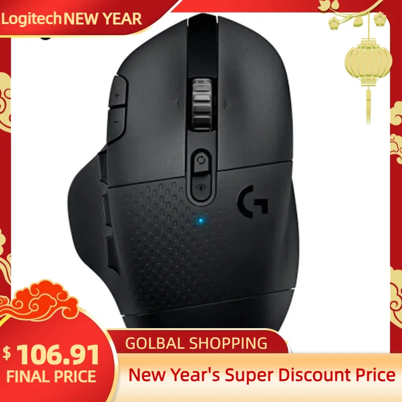

Беспроводная игровая мышь Logitech G604 LIGHTSPEED 16000DPI Hero Sensor 15 Программируемые Элементы управления для Windows S7 8 10 игровая мышь