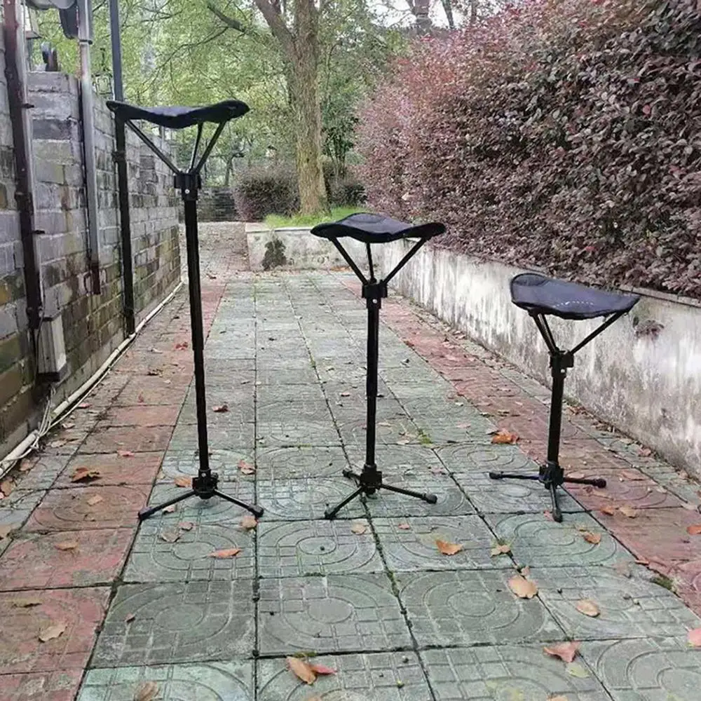 Description Picture 3 of itemPortable Camping Chair Portable Camping Chair Stool Foldable For Outdoors Strong Load-Bearing Backpacking Stool AdjustableHeight