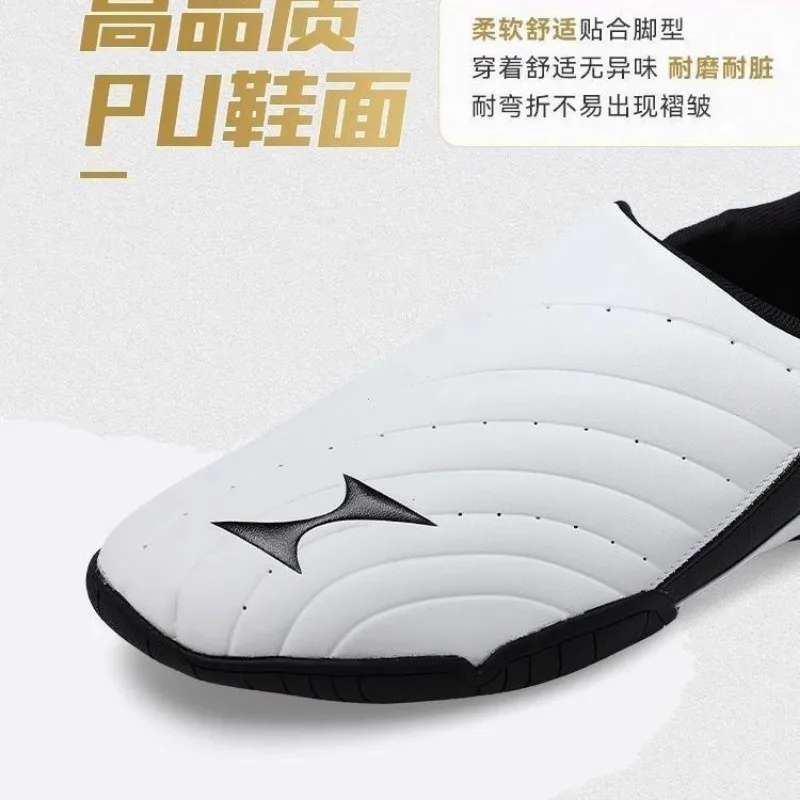 Men's and Women's Sports Shoes Soft Sole Wear-resistant Martial Arts Shoes Competition Training Taekwondo Shoe