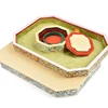 Palace Wind Belt Cover Jewelry Creative Tray Jade Jewelry Display Tray Dustproof Ring Bracelet Storage Tray 3