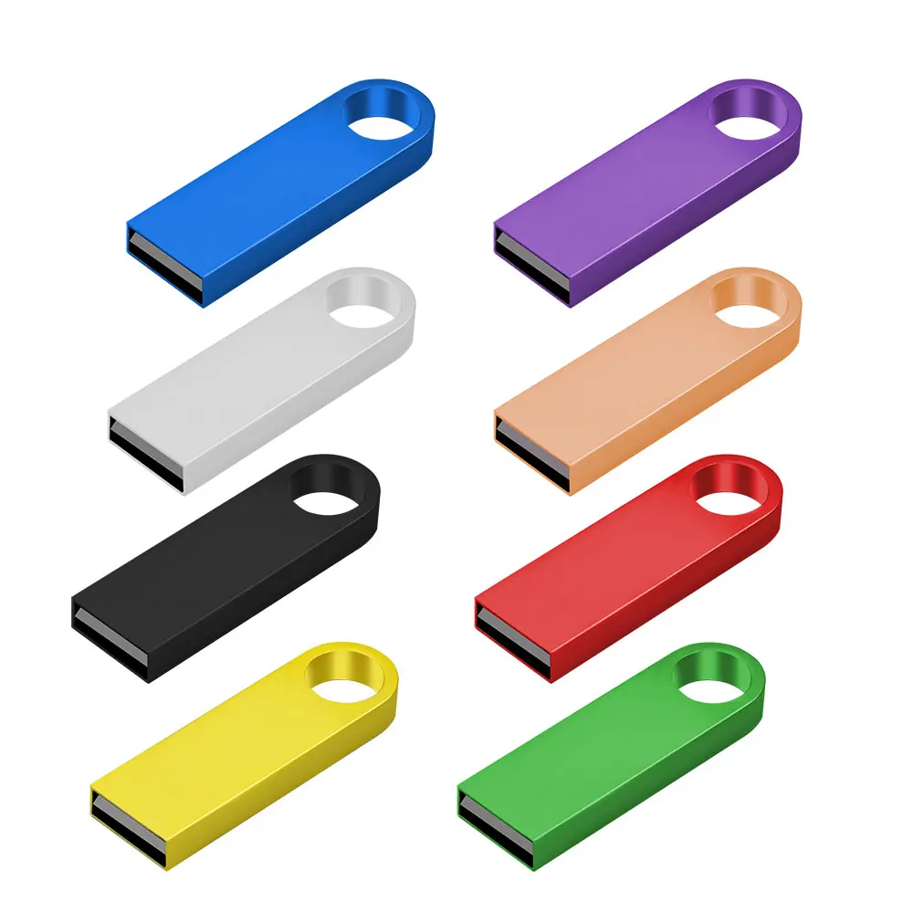 100개 메탈 플래시 드라이브 64GB 무료 맞춤 로고 블랙 32GB 펜 드라이브 16GB 메모리 스틱 무료 키체인 U 디스크 8GB 4GB 선물 128MB
