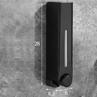 500ML เครื่องจ่ายสบู่ติดผนังเครื่องจ่ายสบู่เหลวเจลอาบน้ําสําหรับอุปกรณ์ห้องน้ํา DropShip 3