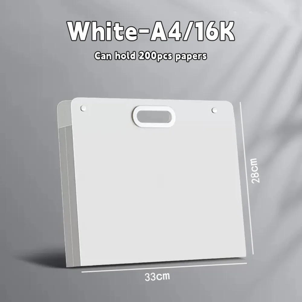 A2/A3/A4 Dateiordner Tragbare vier Schichten Malerei Papier Aufbewahrungstasche wasserdicht 4K/8K/16K Zeichenpapier Sammelbuch