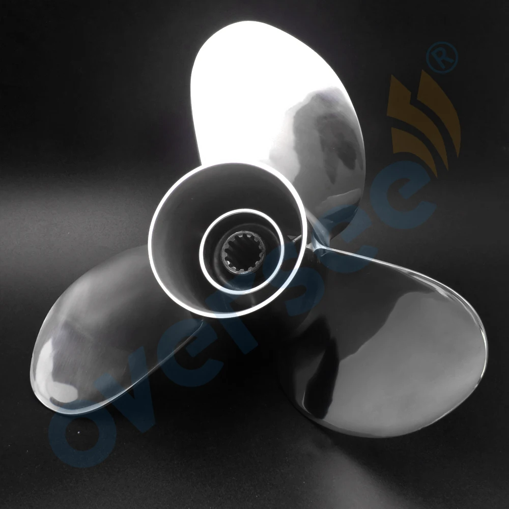 663-45974 Stainless Propeller For Yamaha Outboard Motor 663-45974-60-98 Size 11-1/2x12