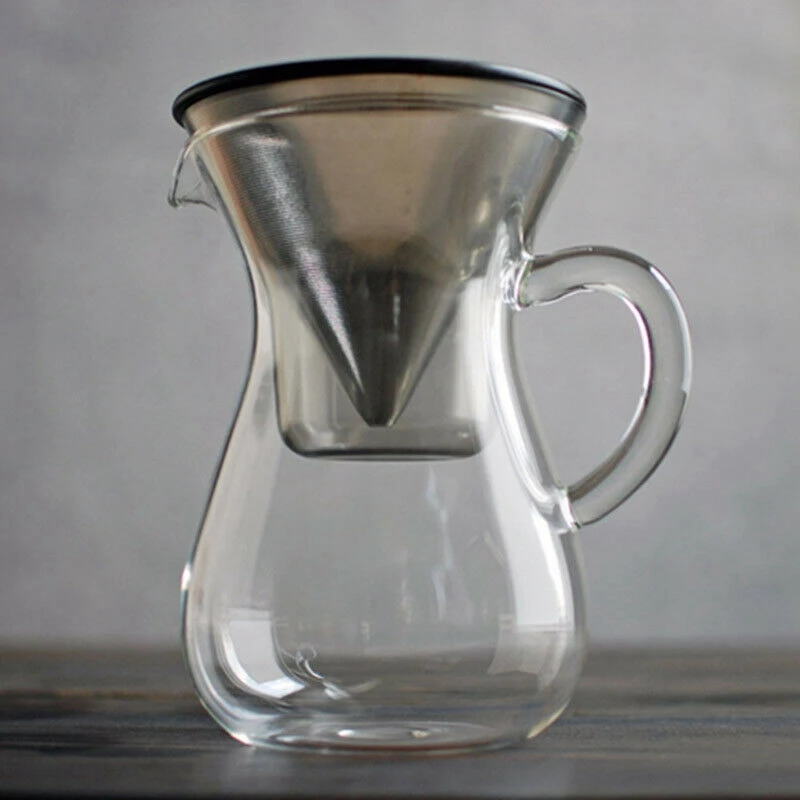 2X Permanent Coffee Filter Coffee Filter Permanent Gold Metal Strainer Stainless Steel