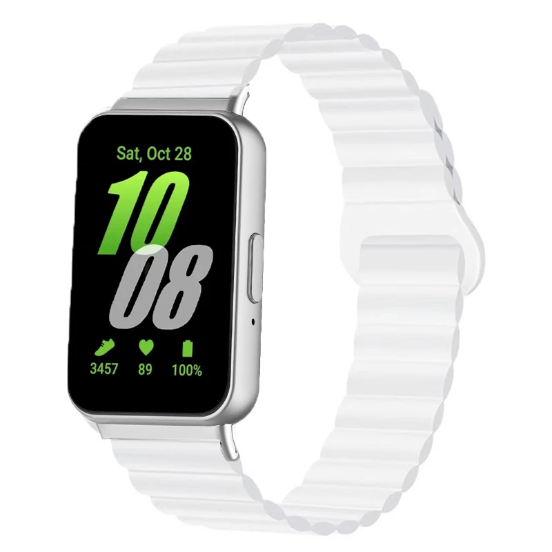 Magnetic Silicone Sport Watch Band - Unisex Fitness Bracelet Accessory